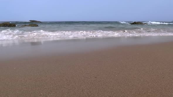 Surf on Sandy Beach