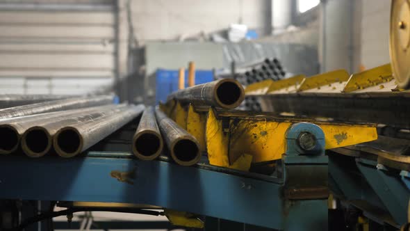 Tube Rolling Machine At The Factory