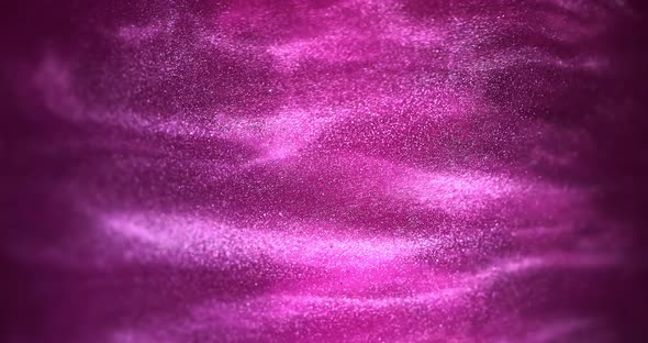 Pink Sand or Dust Creating Abstract Cloud Formations. Fuchsia Art Backgrounds alt