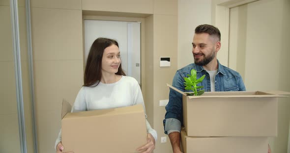 Couple Moving To New Home