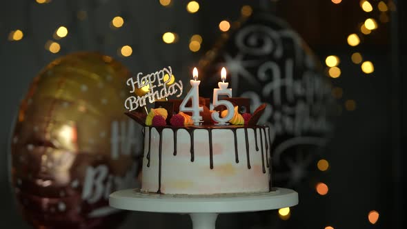 45th Birthday Cake alt