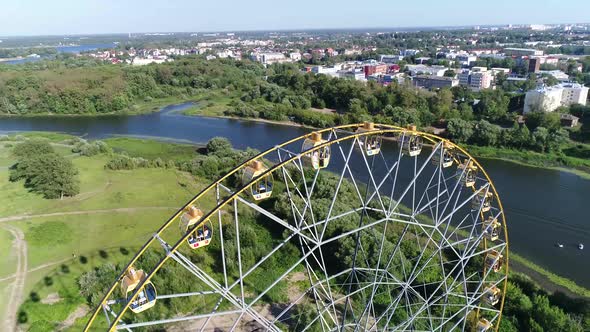 Ferris Wheel in the City