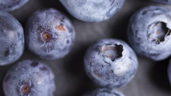 Ripe blueberries