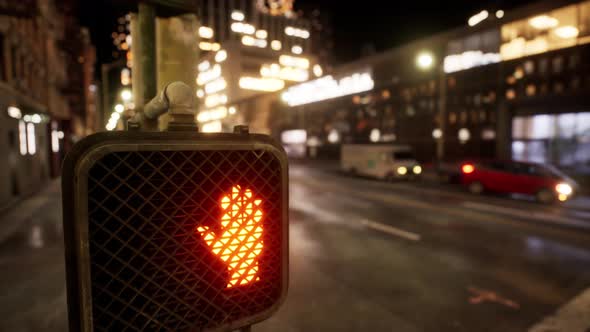 Beautiful Hyperlapse Timelapse of Night Miami City Traffic alt