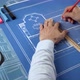 Architect Drawing Blueprints In Office - VideoHive Item for Sale
