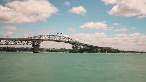 Auckland Harbour Bridge New Zealand Time Lapse alt