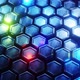 Blue hexagons | Background of Hexagons - VideoHive Item for Sale