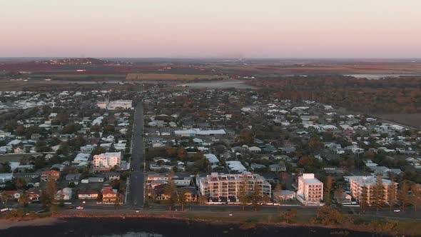 Bargara Beach QLD Drone - Sunrise alt