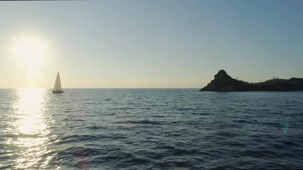 Sailboat and the Bay of Biscay alt