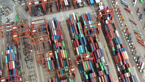 Cargo Container Port in Hong Kong alt