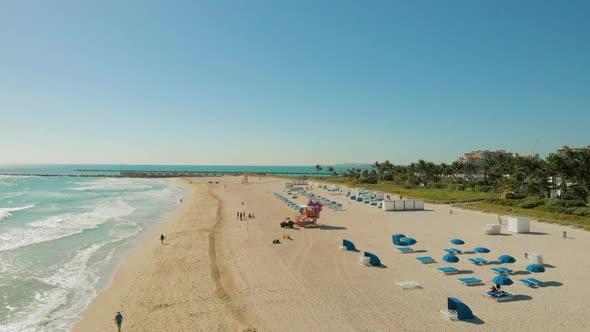 Drone Lies Up Near Miami Beach, South Beach, 