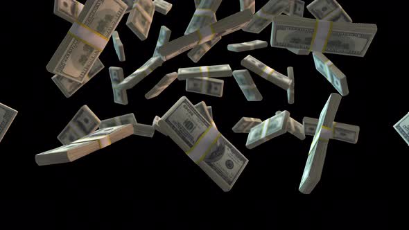 Alpha Matte One Hundred Dollar Falling alt