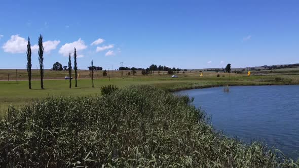 A revealing shot of the N4 highway that connects Gauteng with Mapumalanga, South Africa alt