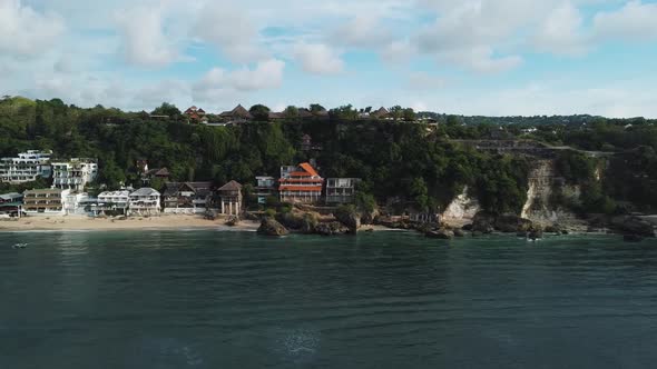 Beautiful Bingin beach and cliff drone footage in Bali. This footage was shot during Sunset time. alt