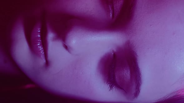 Female Magic Sensual Beauty Neon Light Vertical alt