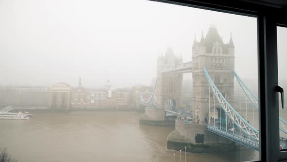 Tower Bridge Through Window alt