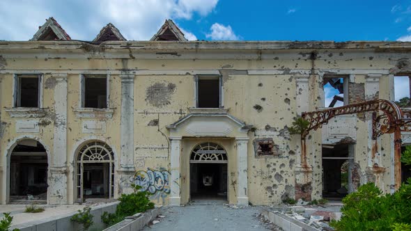 dubrovnik bombed building war balkans conflict alt