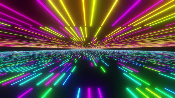 Colorful Laser Background 4K