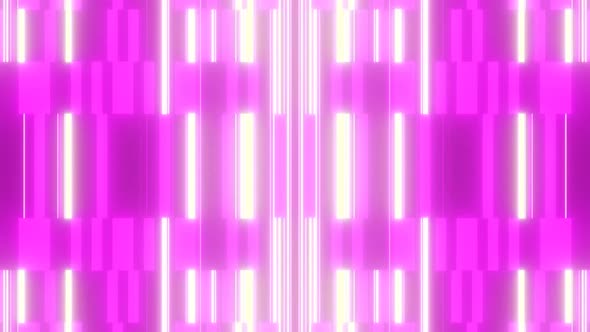 Disco Concert Neon Pink, Yellow and White Color Visual VJ Looping Background