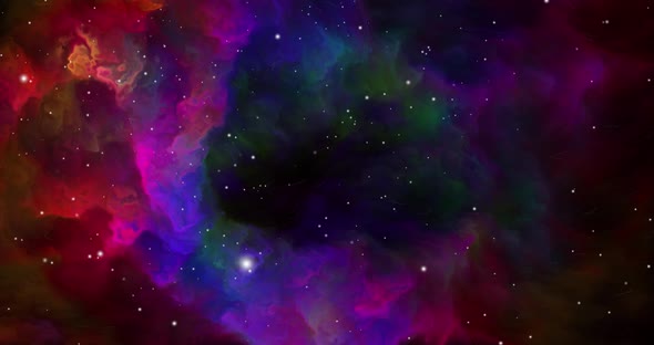 Abstract colorful dark background.