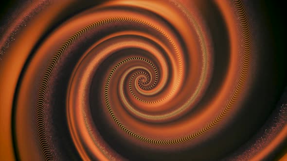 Abstract rotating helix moving and hypnotizing alt