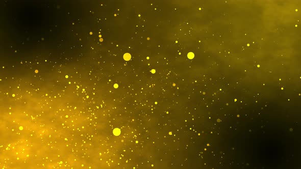 Yellow Particle World 02
