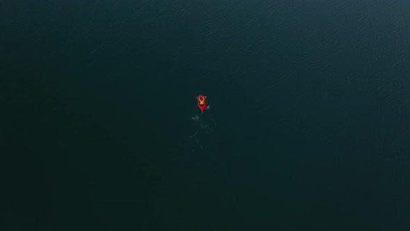 Packraft Oneperson Light Raft Used for Expedition or Adventure Racing on a Lake Inflatable Boat Ride alt