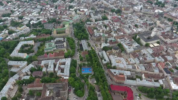 View From the Drone to Lviv