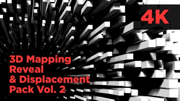 3D Mapping Reveal & Displacement Pack Vol. 2