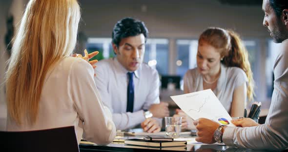 Corporate Business Team Work Office Meeting alt