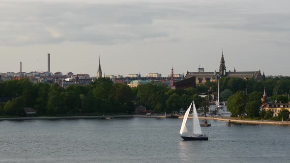Skeppsholmen and kastellholmen in Stockholm Sweden alt
