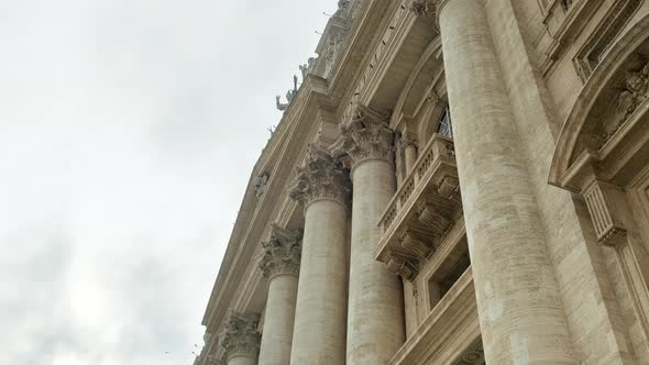 Exterior of Saint Peter's Basilica. alt