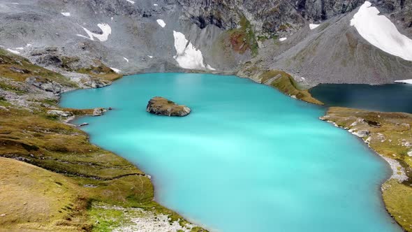 Aerial View of Imeretian Blue Lake alt
