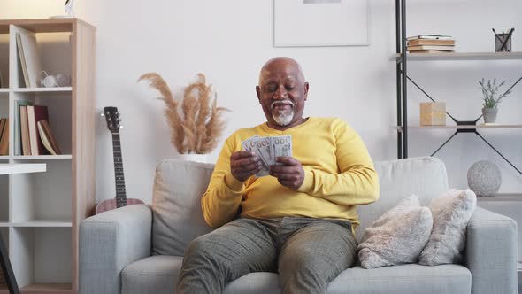 Pension Day Happy Senior Man Financial Income alt