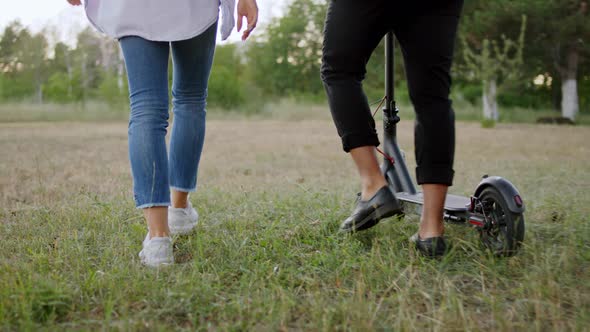 Details Two Walking Students After His Course From alt