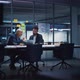 Two Managers Working in Office Meeting Room - VideoHive Item for Sale