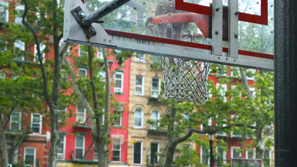 Shooting Basketball in New York City