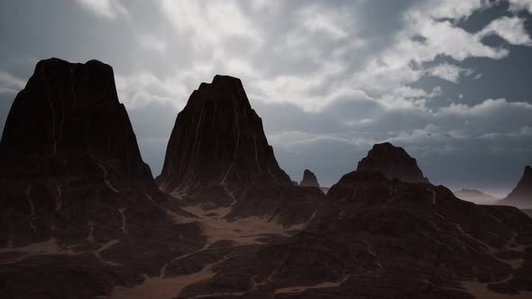 Rock Formations in the Nevada Desert alt