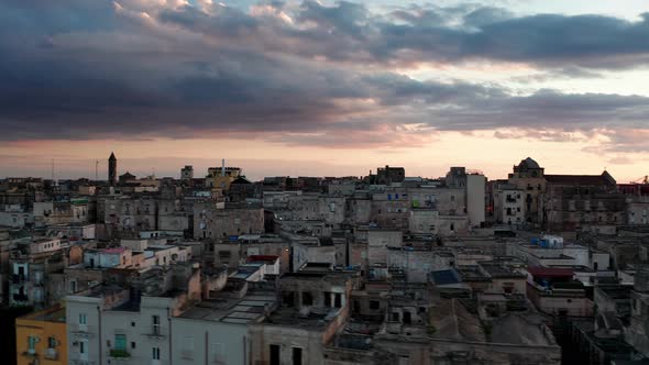 An aerial view of Taranto