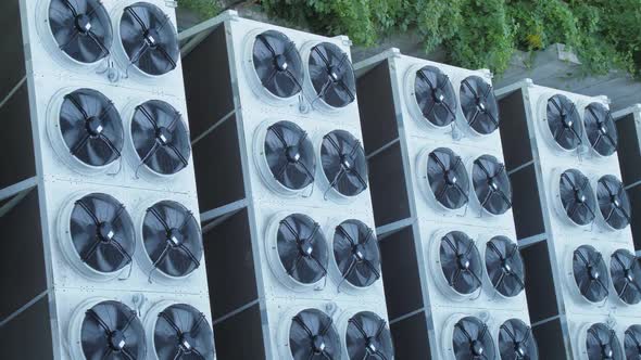 Metal Blocks with Industrial Conditioners and Hotel Fans alt