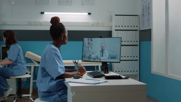 Medical Assistant Using Video Call Communication for Telehealth alt