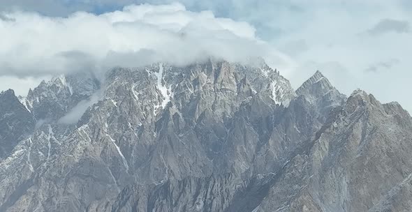 Passu cones, Passu is a small village located near Gulmit in the Gilgit Baltistan, Pakistan region o alt