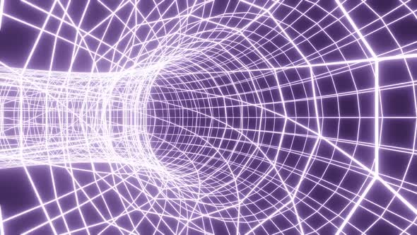 Purple Light Net Tunnel Vj Loop Background HD alt