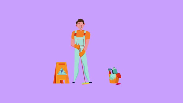 Cleaner animation