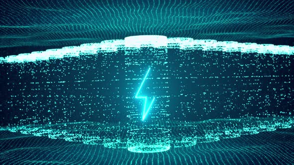 Lithium ion battery starts recharging electric energy supply alt