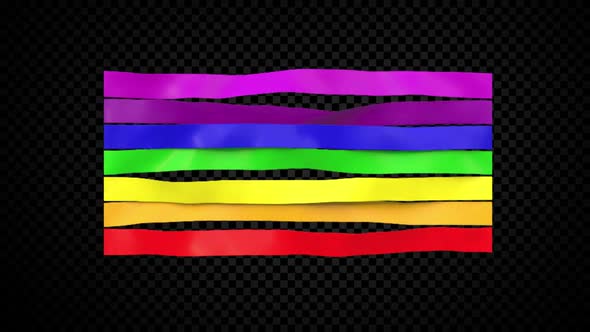 Rainbow Stripes Fabric