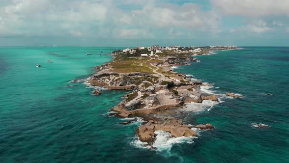 Isla Mujeres Drone View