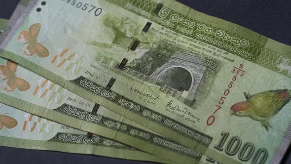One Thousend Rupees Sri Lankan Money Bill. Money Note alt