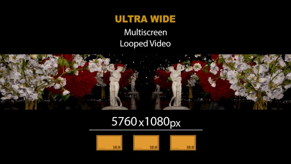 Ultra Wide HD Luxury Magic Garden Hall 01