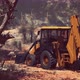 Excavator Tractor in Bush Forest - VideoHive Item for Sale